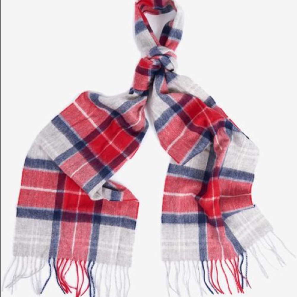 Barbour Merino Cashmere Tartan Scarf